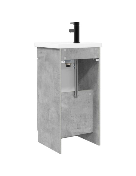 Mobile da bagno con lavabo Grigio Cemento 42 x 40 x 84,5 cm