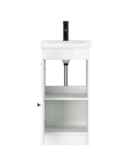 Mobile da bagno con lavabo Bianco Lucido 42 x 40 x 84,5 cm