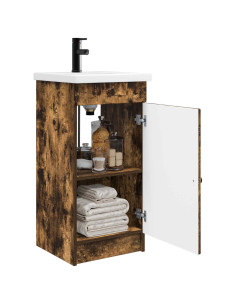 Mobile da bagno con lavabo Rovere Fumo 42 x 40 x 84,5 cm 2