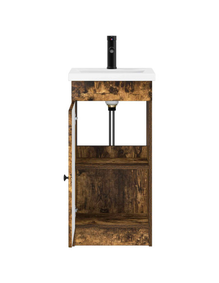 Mobile da bagno con lavabo Rovere Fumo 42 x 40 x 84,5 cm