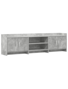 Mobile TV 168 x 33 x 47 cm Grigio Cemento Legno ingegnerizzato