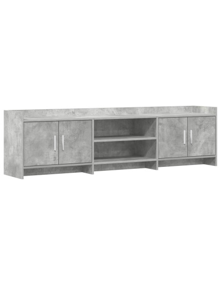 Mobile TV 168 x 33 x 47 cm Grigio Cemento Legno ingegnerizzato
