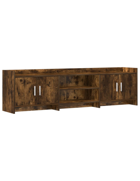 Mobile TV 168 x 33 x 47 cm Rovere Fumo Legno ingegnerizzato
