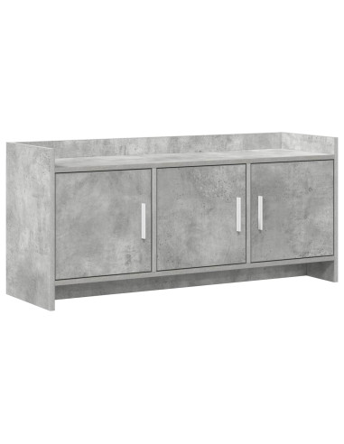 Mobile TV 102 x 33 x 47 cm Grigio Cemento Legno ingegnerizzato