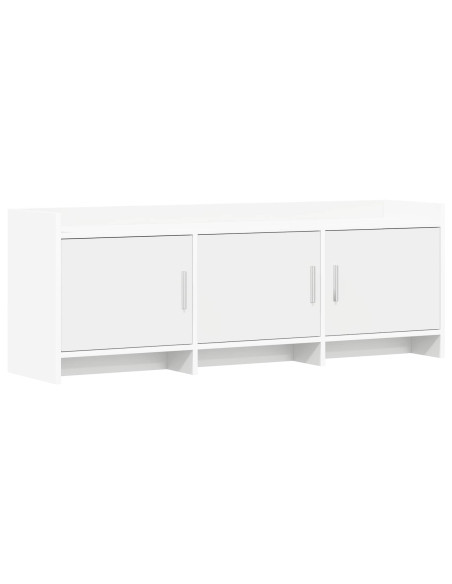 Mobile TV 130 x 33 x 47 cm Bianco Legno ingegnerizzato