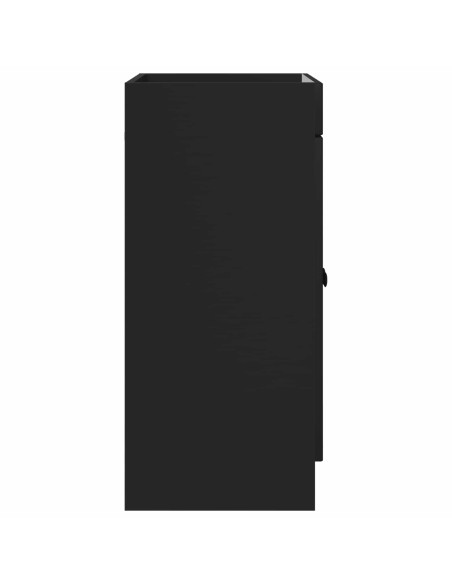 Mobiletto da bagno sotto il lavello Nero 56 x 37,5 x 81 cm