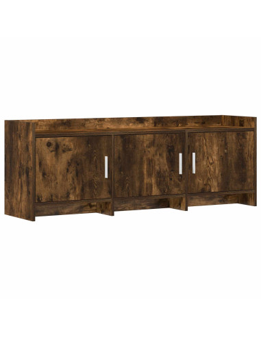 Mobile TV 130 x 33 x 47 cm Rovere Fumo Legno ingegnerizzato