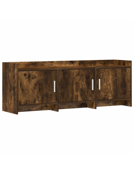 Mobile TV 130 x 33 x 47 cm Rovere Fumo Legno ingegnerizzato
