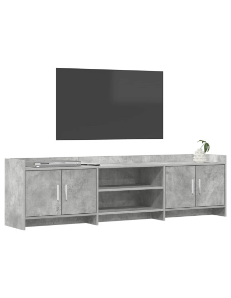 Mobile TV 168 x 33 x 47 cm Grigio Cemento Legno ingegnerizzato