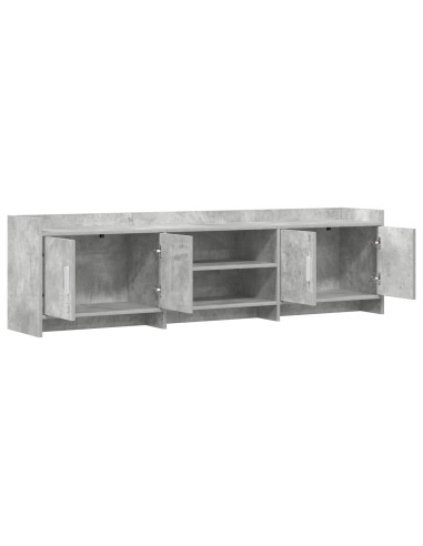Mobile TV 168 x 33 x 47 cm Grigio Cemento Legno ingegnerizzato