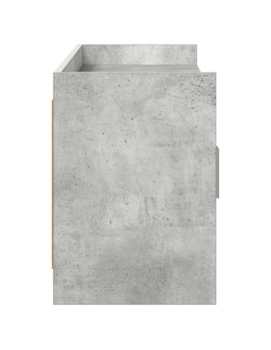 Mobile TV 168 x 33 x 47 cm Grigio Cemento Legno ingegnerizzato