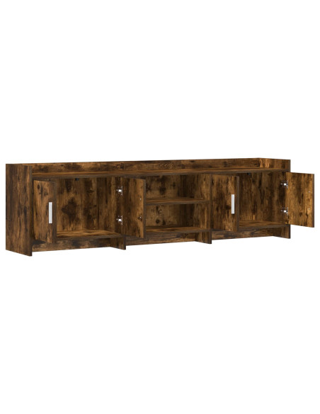 Mobile TV 168 x 33 x 47 cm Rovere Fumo Legno ingegnerizzato
