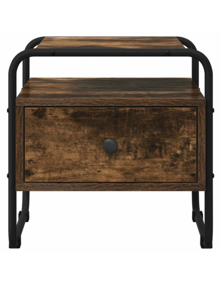 Armadio da Notte Rovere Fumo 40 x 39,5 x 40 cm