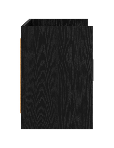 Mobile TV 102 x 33 x 47 cm Rovere Nero Legno ingegnerizzato