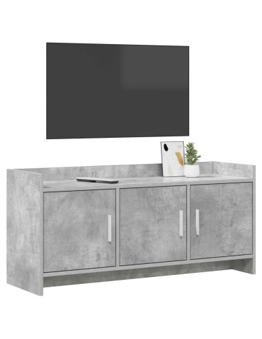 Mobile TV 102 x 33 x 47 cm Grigio Cemento Legno ingegnerizzato