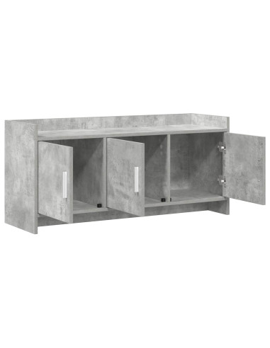 Mobile TV 102 x 33 x 47 cm Grigio Cemento Legno ingegnerizzato