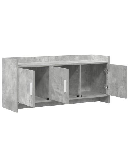 Mobile TV 102 x 33 x 47 cm Grigio Cemento Legno ingegnerizzato