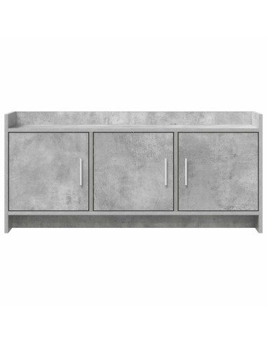 Mobile TV 102 x 33 x 47 cm Grigio Cemento Legno ingegnerizzato