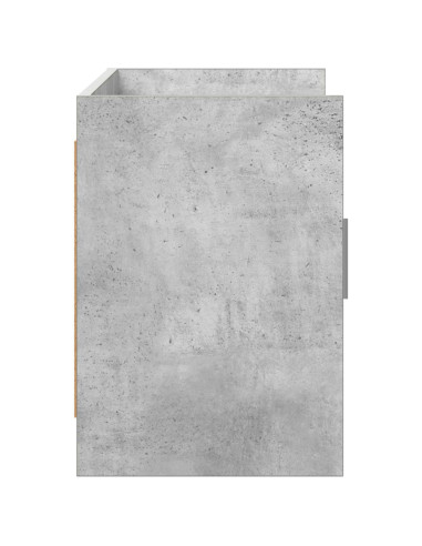 Mobile TV 102 x 33 x 47 cm Grigio Cemento Legno ingegnerizzato