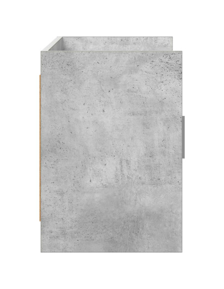 Mobile TV 102 x 33 x 47 cm Grigio Cemento Legno ingegnerizzato