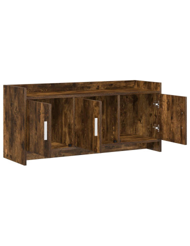 Mobile TV 102 x 33 x 47 cm Rovere Fumo Legno ingegnerizzato