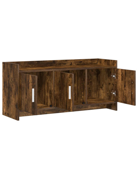 Mobile TV 102 x 33 x 47 cm Rovere Fumo Legno ingegnerizzato