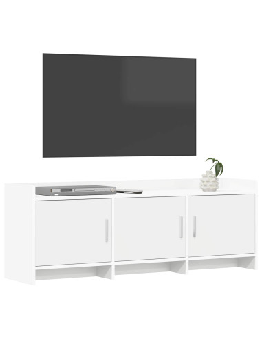 Mobile TV 130 x 33 x 47 cm Bianco Legno ingegnerizzato