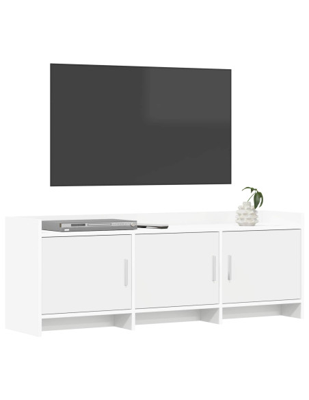 Mobile TV 130 x 33 x 47 cm Bianco Legno ingegnerizzato