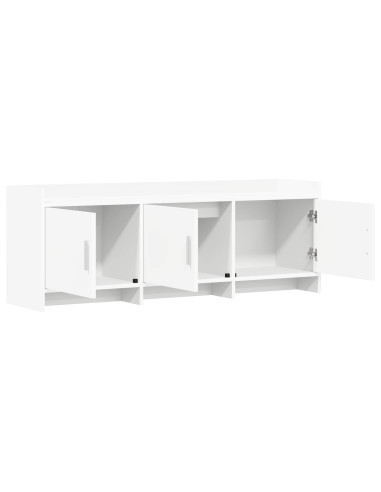 Mobile TV 130 x 33 x 47 cm Bianco Legno ingegnerizzato
