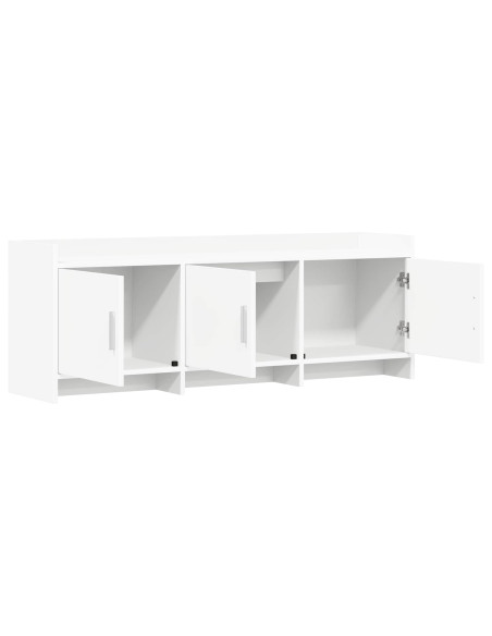 Mobile TV 130 x 33 x 47 cm Bianco Legno ingegnerizzato