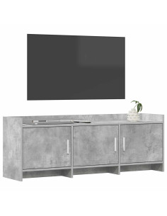 Mobile TV 130 x 33 x 47 cm Grigio Cemento Legno ingegnerizzato 2