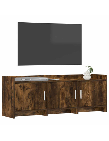 Mobile TV 130 x 33 x 47 cm Rovere Fumo Legno ingegnerizzato