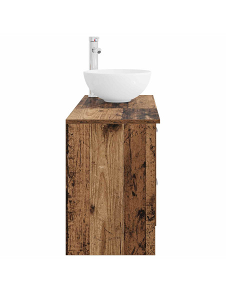 Set di mobili per il bagno 2 pcs Legno antico
