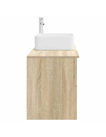 Set di mobili per il bagno 2 pcs Rovere Sonoma