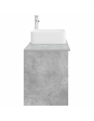 Set di mobili per il bagno 2 pcs Grigio Cemento