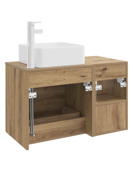 Set di mobili per il bagno 2 pcs Rovere Artigianale