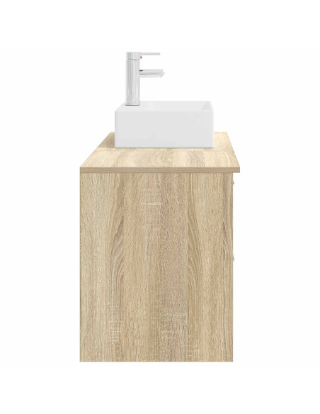 Set di mobili per il bagno 2 pcs Rovere Sonoma