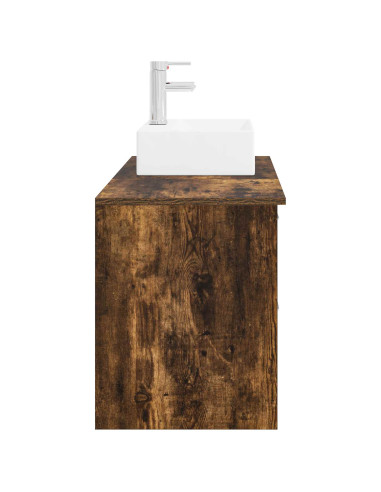 Set di mobili per il bagno 2 pcs Rovere Fumo