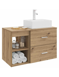 Set di mobili per il bagno 2 pcs Rovere Artigianale 2