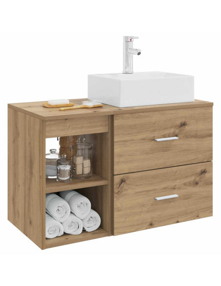 Set di mobili per il bagno 2 pcs Rovere Artigianale