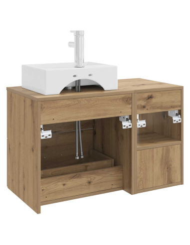 Set di mobili per il bagno 2 pcs Rovere Artigianale