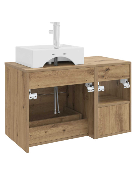 Set di mobili per il bagno 2 pcs Rovere Artigianale