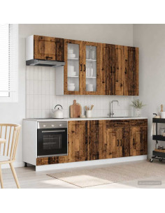Unità Cucina KALMAR 8 pcs Legno antico Legno ingegnerizzato