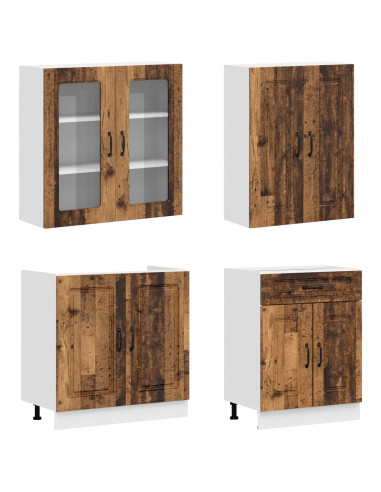 Unità Cucina KALMAR 8 pcs Legno antico Legno ingegnerizzato