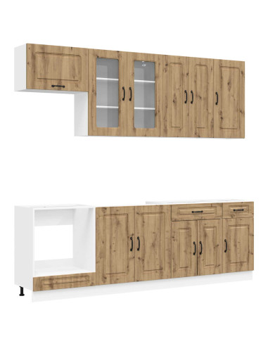 Unità Cucina KALMAR 8 pcs Rovere Artigianale