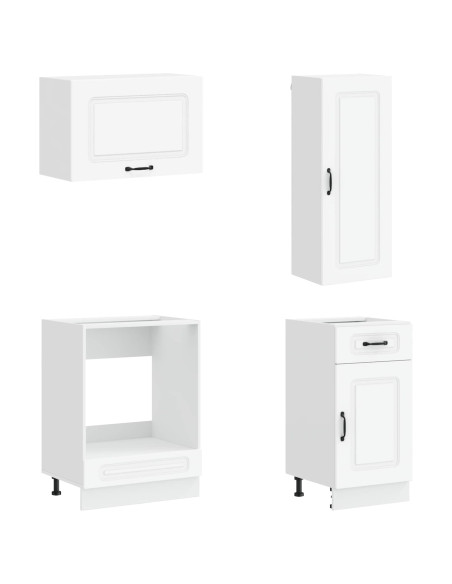 Unità Cucina KALMAR 8 pcs Bianco Legno ingegnerizzato