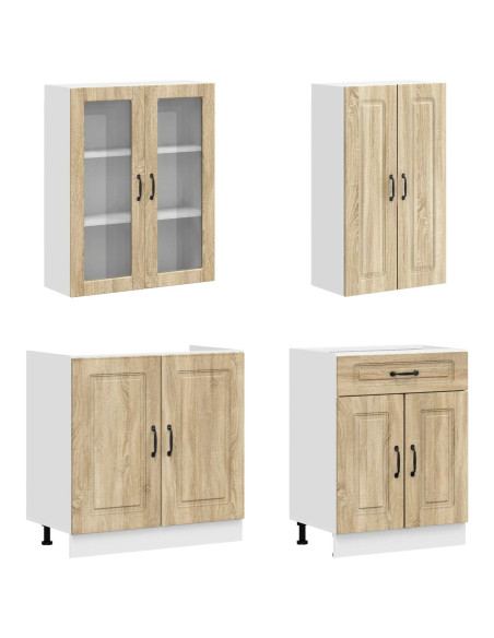 Unità Cucina KALMAR 8 pcs Rovere Sonoma Legno ingegnerizzato