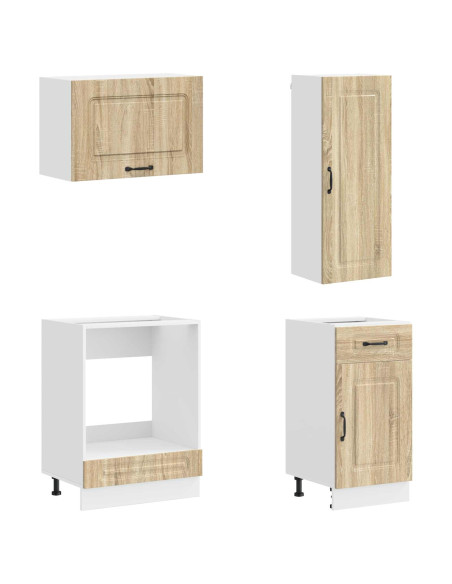 Unità Cucina KALMAR 8 pcs Rovere Sonoma Legno ingegnerizzato