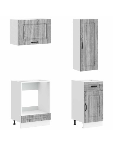 Unità Cucina KALMAR 8 pcs Sonoma grigio Legno ingegnerizzato