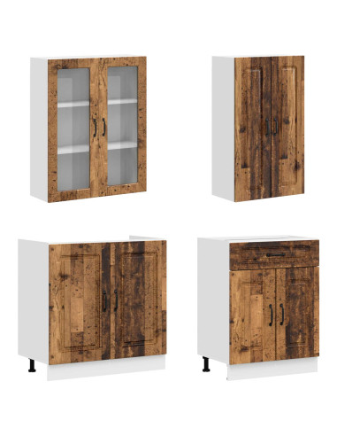 Unità Cucina KALMAR 8 pcs Legno antico Legno ingegnerizzato